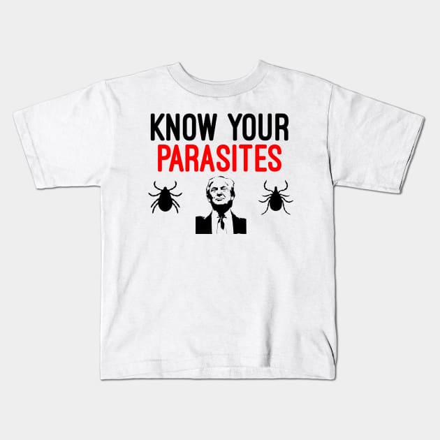 Know Your Parasites Kids T-Shirt by Raw Designs LDN